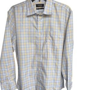 Nordstrom Men's Smart Care, Wrinkle Free, Trim Fit, Plaid Button Down